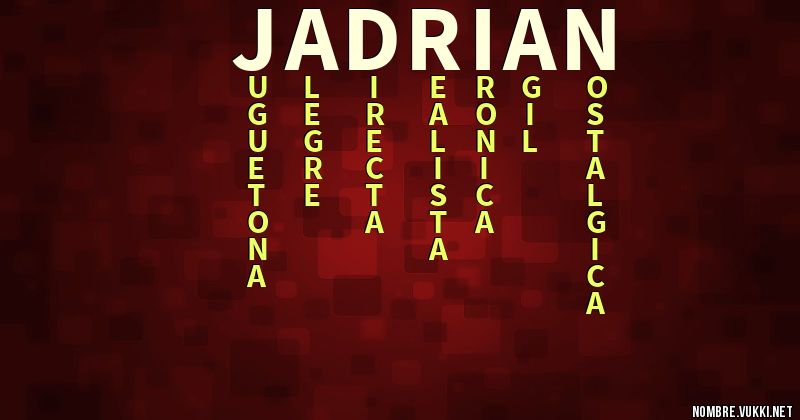 Acróstico jadrian