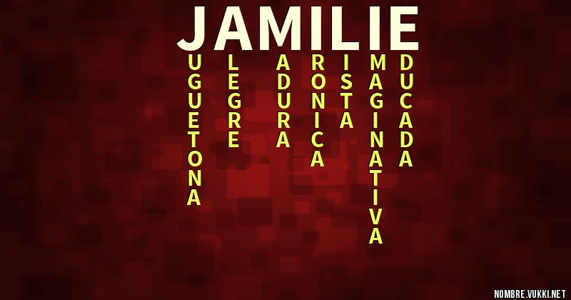 Acróstico jamilie