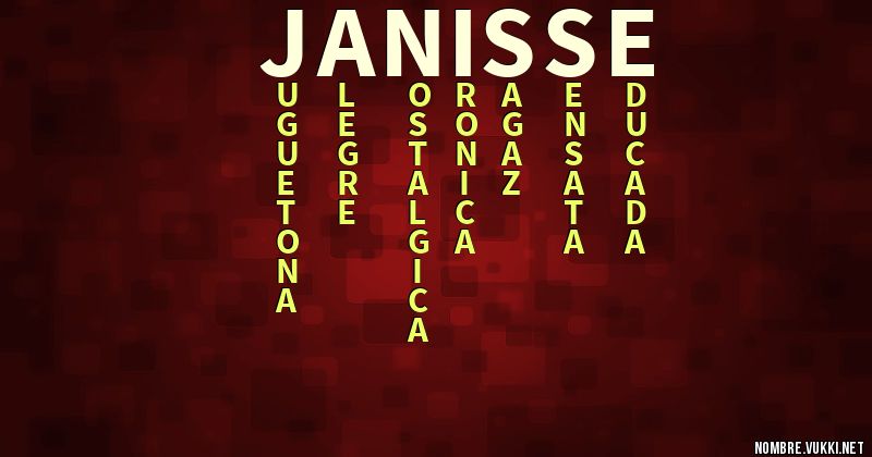 Acróstico janisse