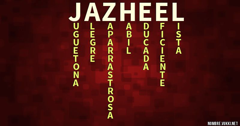 Acróstico jazheel
