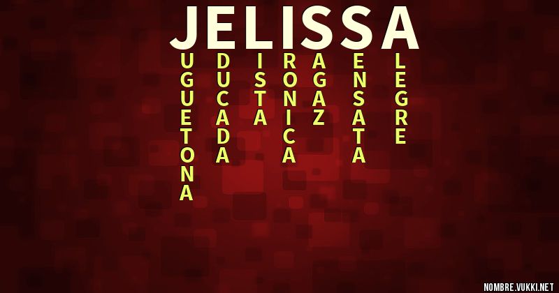 Acróstico jelissa