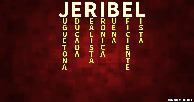 Acróstico jeribel