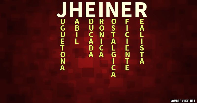 Acróstico jheiner