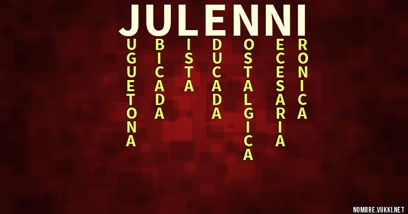 Acróstico julenni