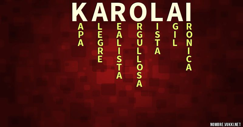 Acróstico karolai