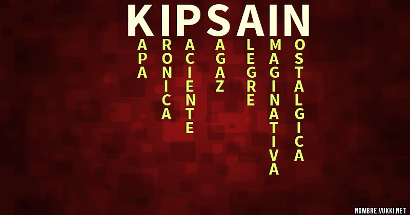 Acróstico kipsain