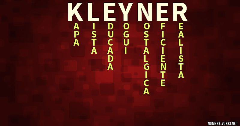 Acróstico kleyner