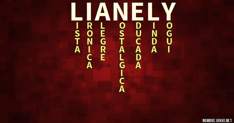 Acróstico lianely