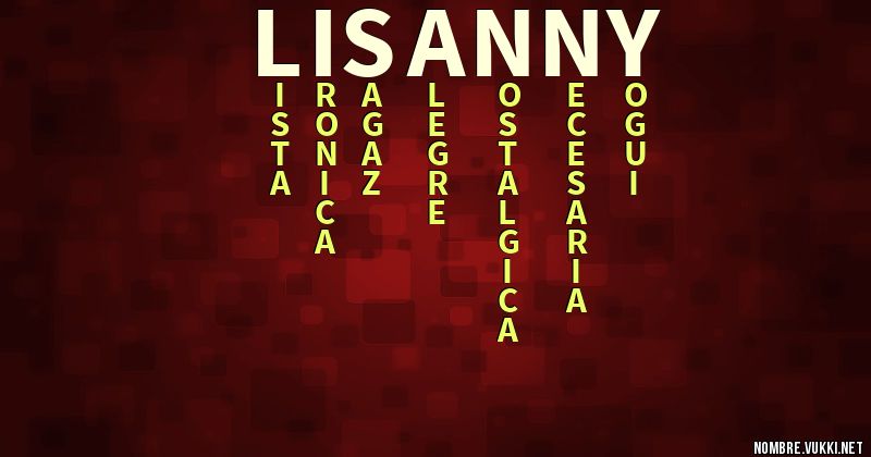 Acróstico lisanny