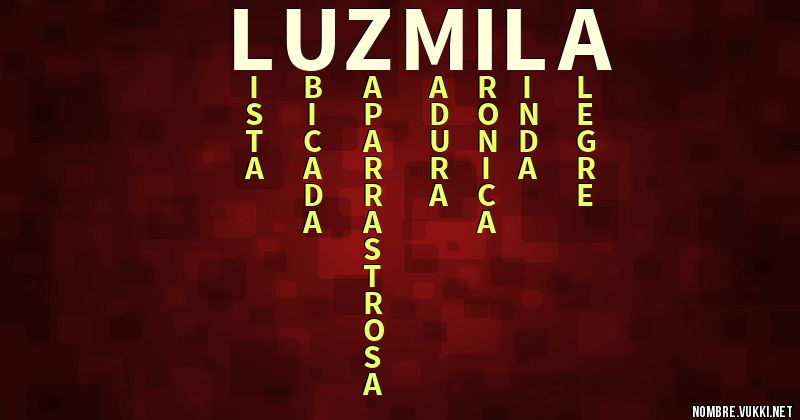 Acróstico luzmila