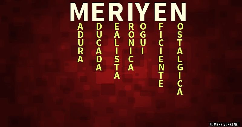 Acróstico meriyen