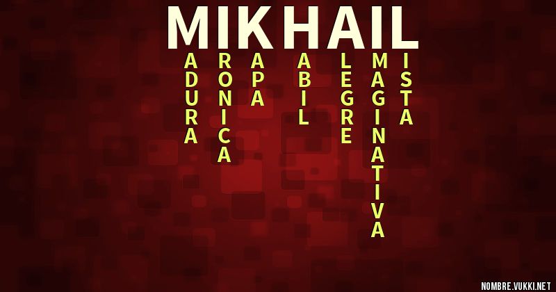 Acróstico mikhail
