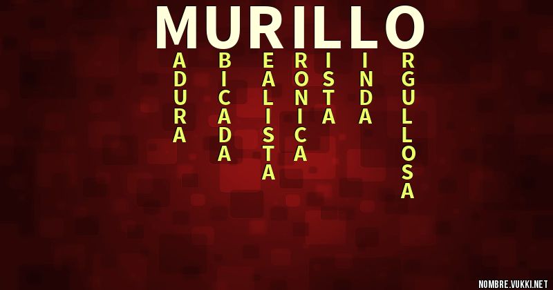 Acróstico murillo