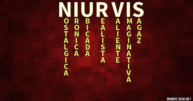 Acróstico niurvis