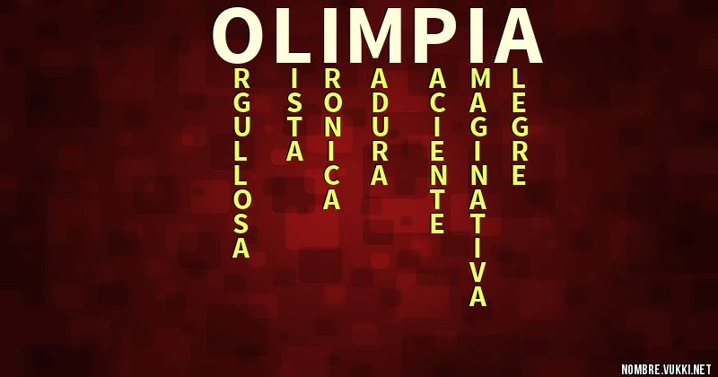 Acróstico olimpia