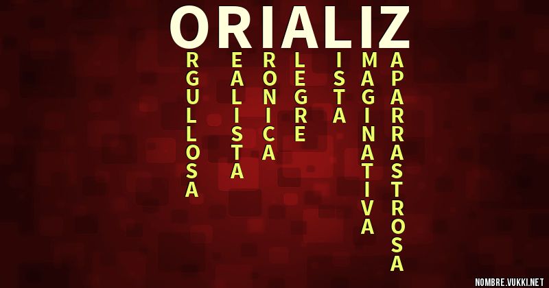 Acróstico orializ