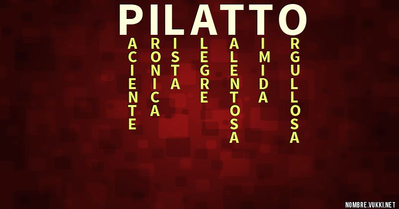 Acróstico pilatto