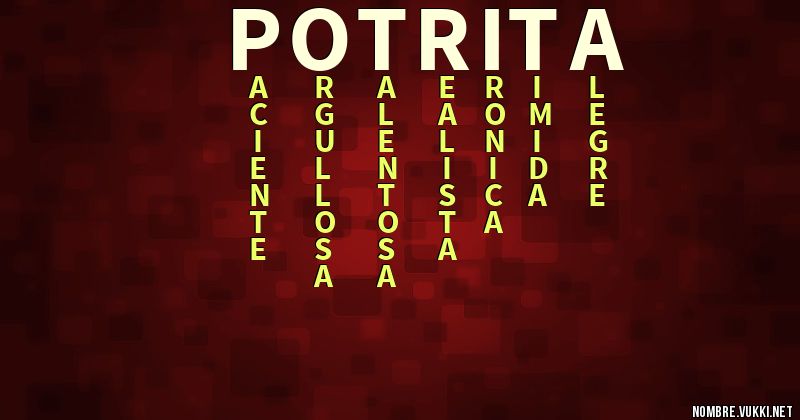 Acróstico potrita