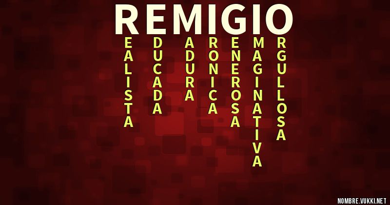 Acróstico remigio