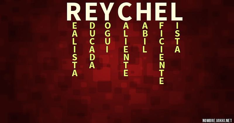 Acróstico reychel