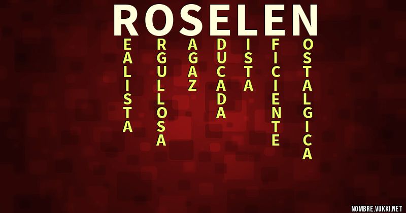 Acróstico roselen