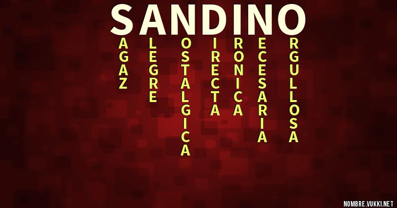 Acróstico sandino