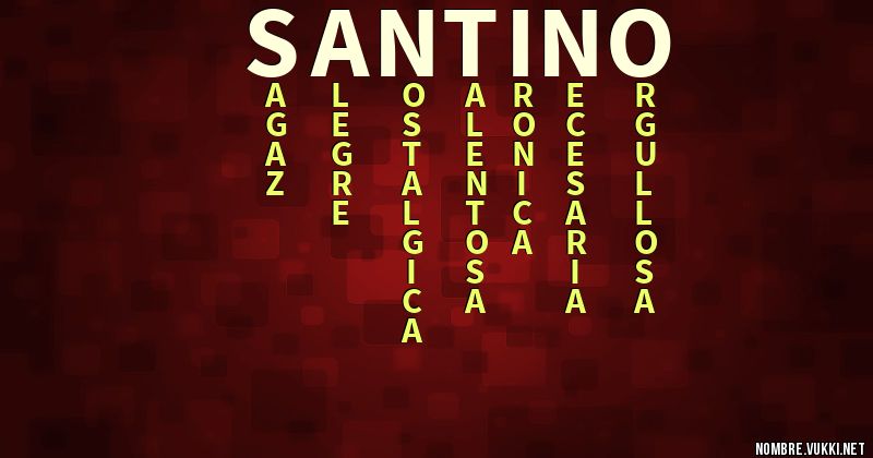 Acróstico santino