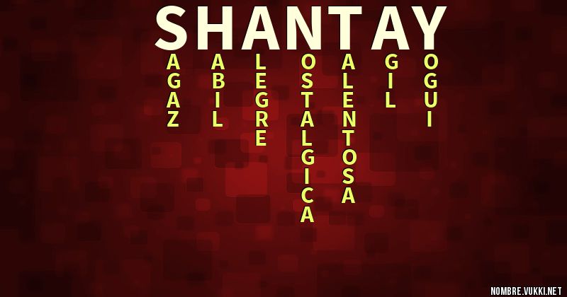 Acróstico shantay