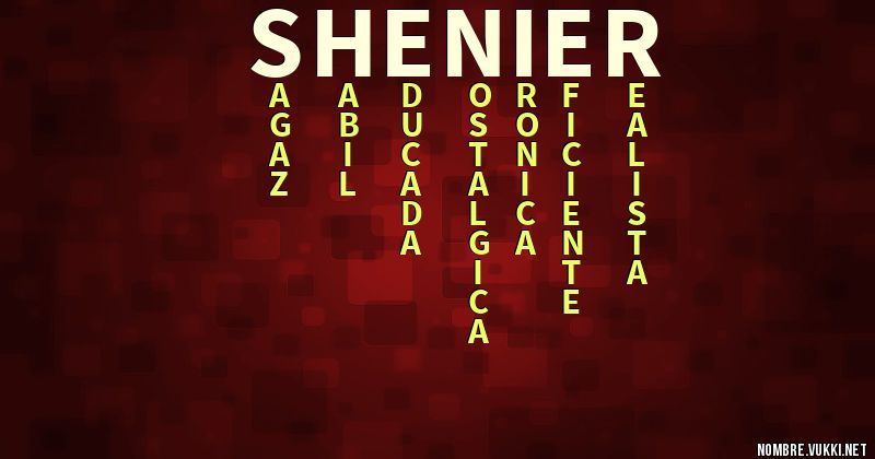 Acróstico shenier