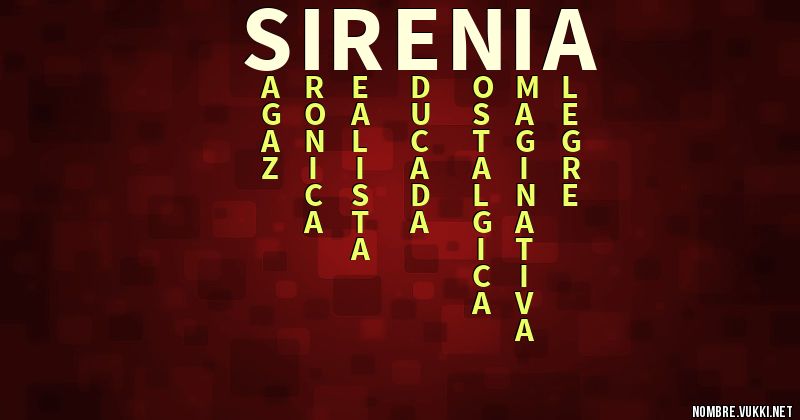 Acróstico sirenia