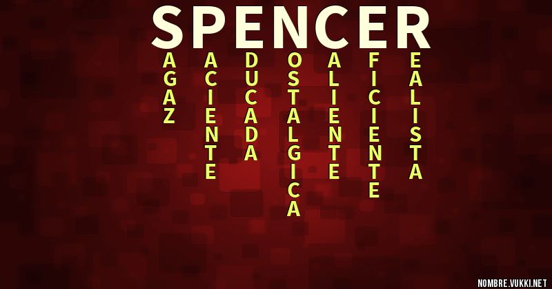 Acróstico spencer