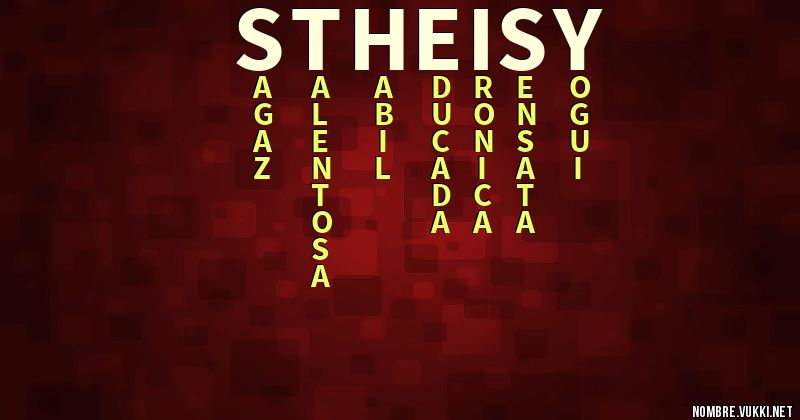 Acróstico stheisy