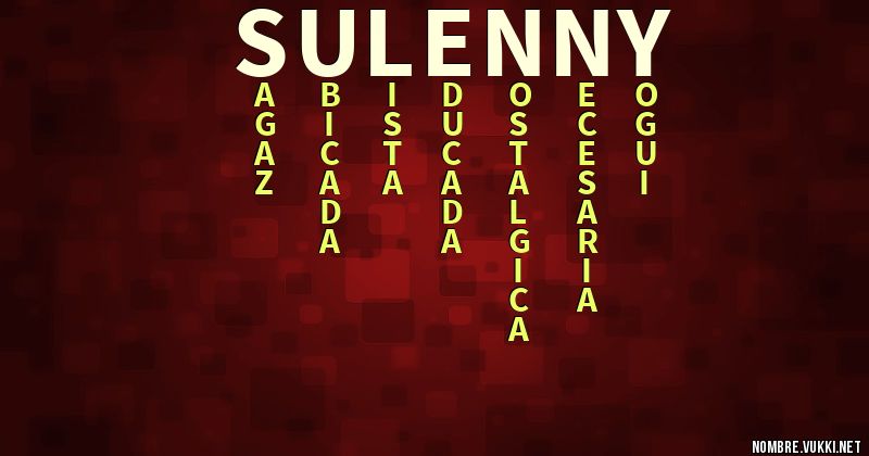 Acróstico sulenny