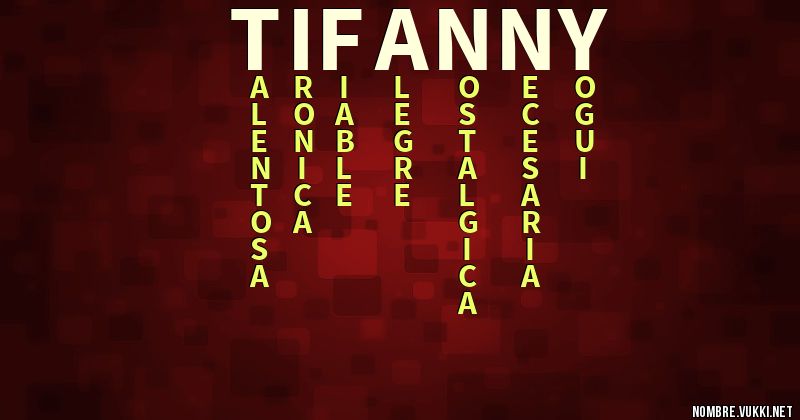 Acróstico tifanny