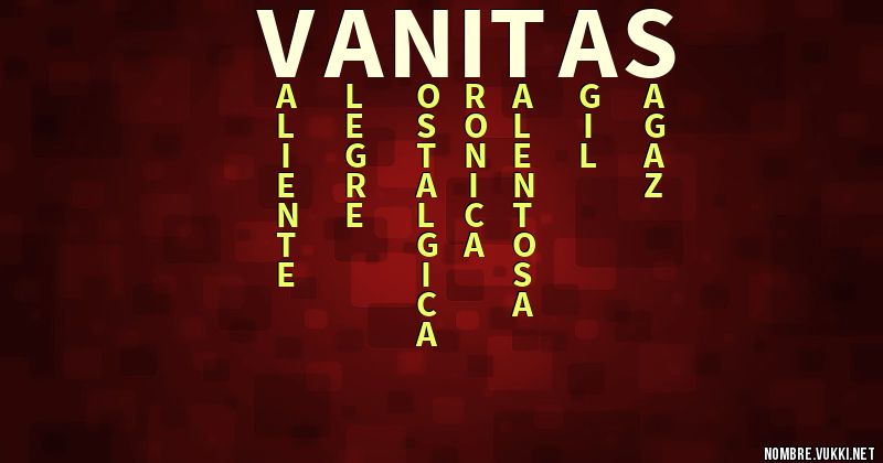 Acróstico vanitas