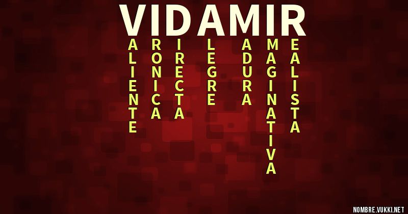 Acróstico vidamir