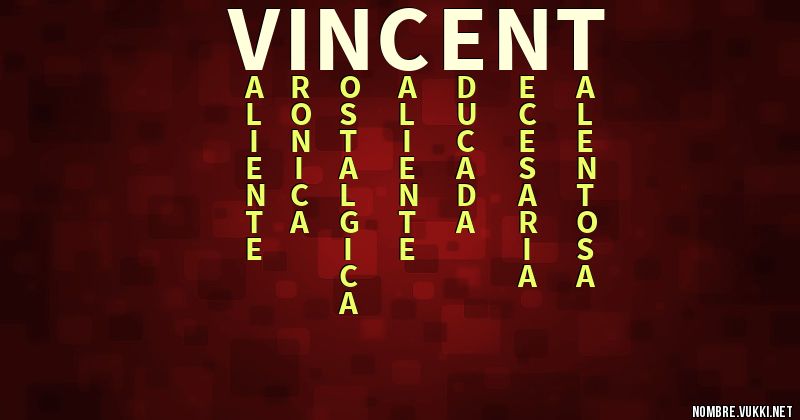 Acróstico vincent