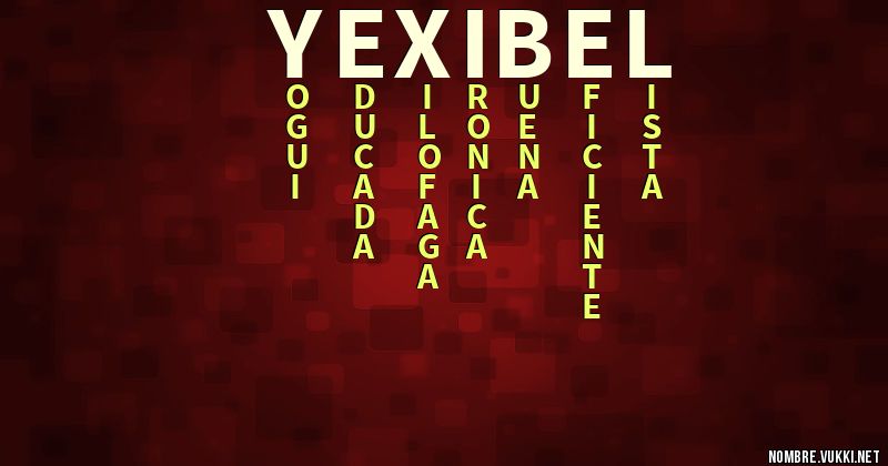 Acróstico yexibel