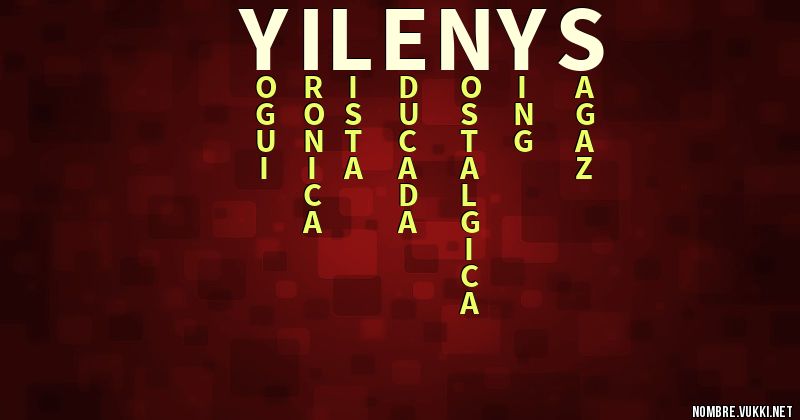 Acróstico yilenys