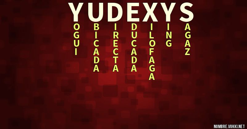 Acróstico yudexys