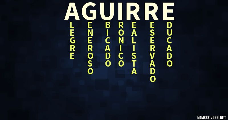 Acróstico aguirre