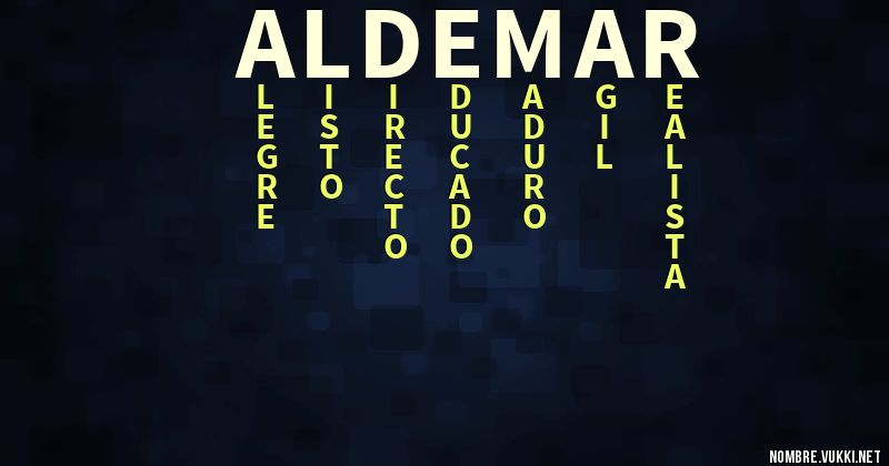 Acróstico aldemar