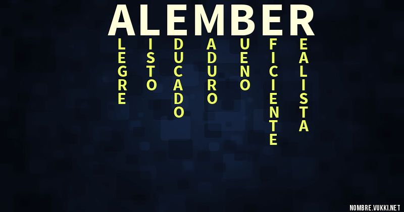 Acróstico alember