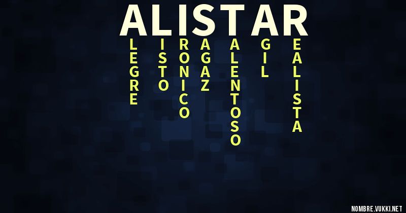 Acróstico alistar
