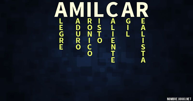 Acróstico amílcar