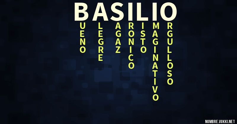 Acróstico basilio