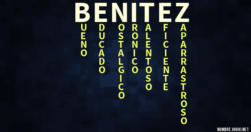 Acróstico benitez