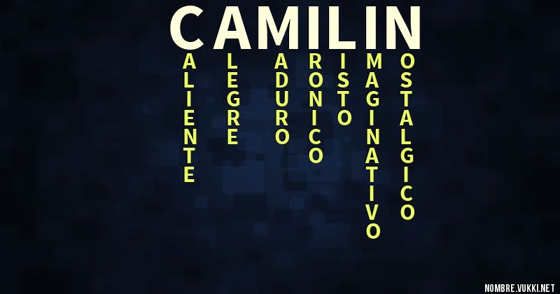 Acróstico camilin