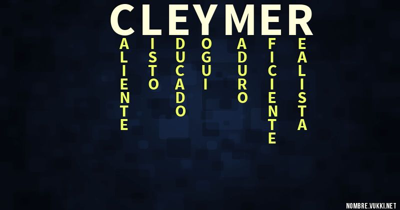 Acróstico cleymer