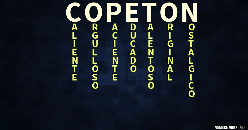 Acróstico copeton